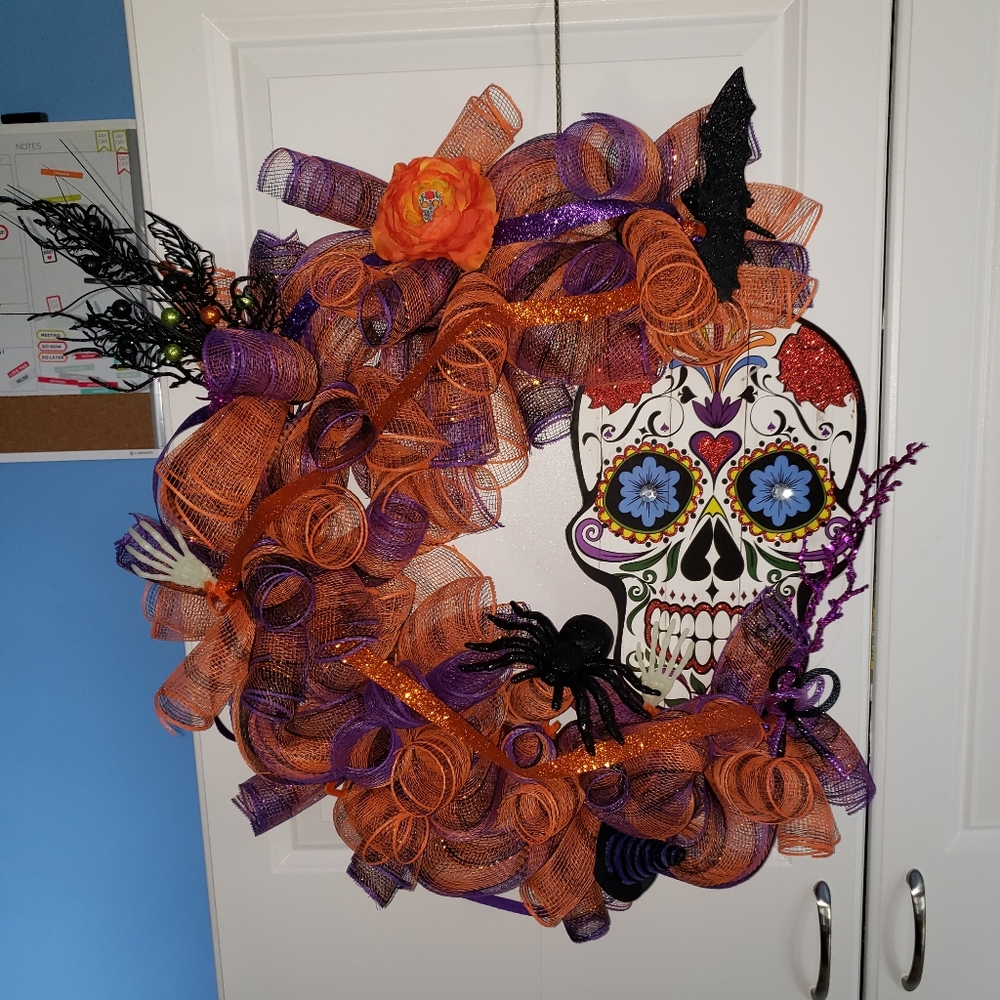 Handmade Halloween wreath